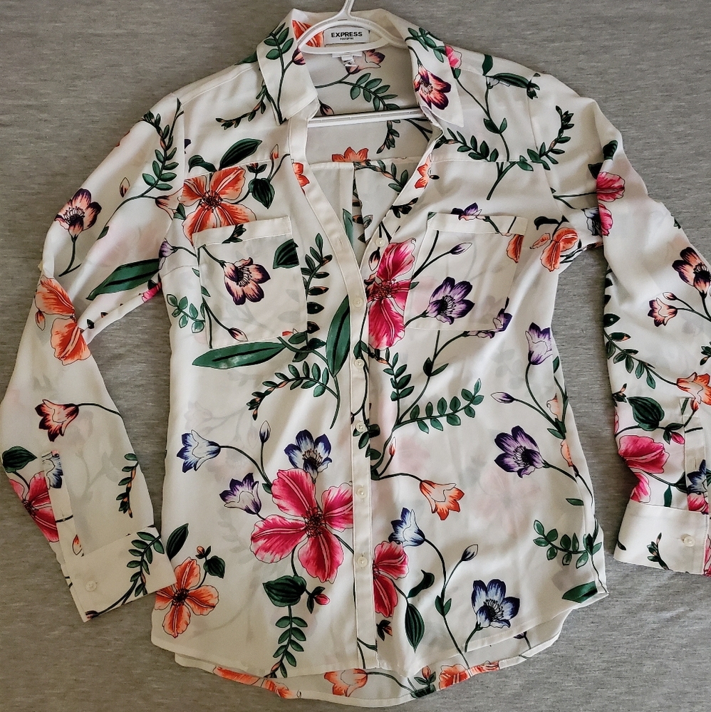 Express button down dress shirt